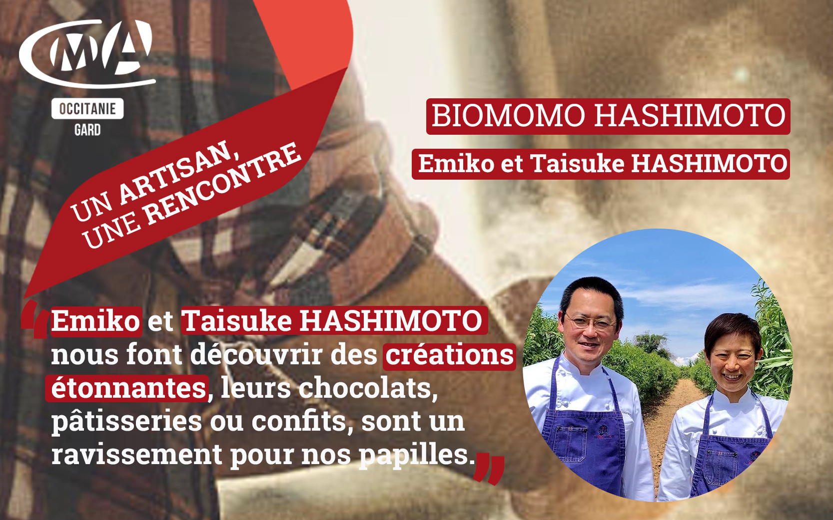 Un artisan une rencontre: Taisuke ET Emiko HASHIMOTO